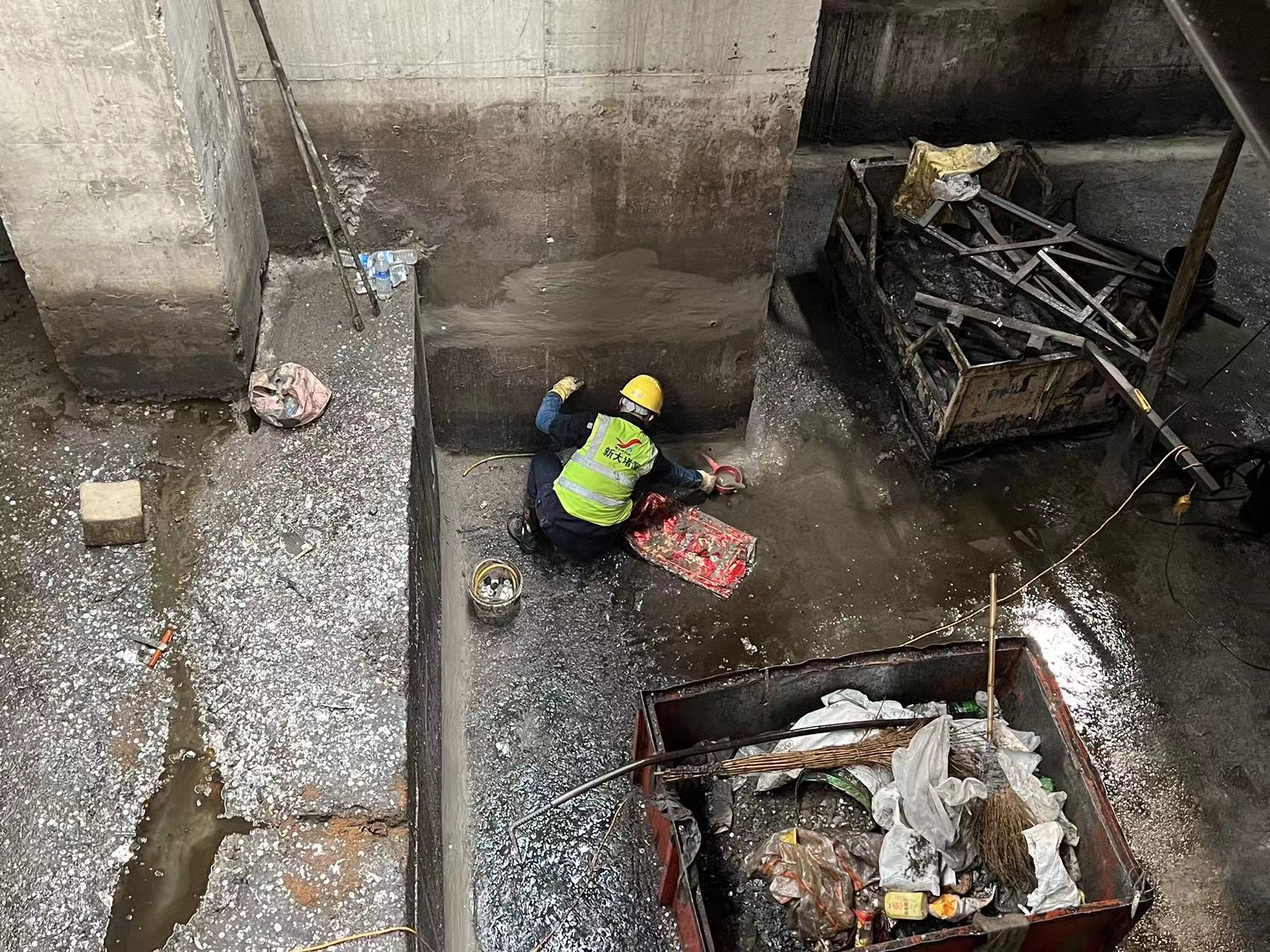 荷泽定陶县基坑渗漏水堵漏